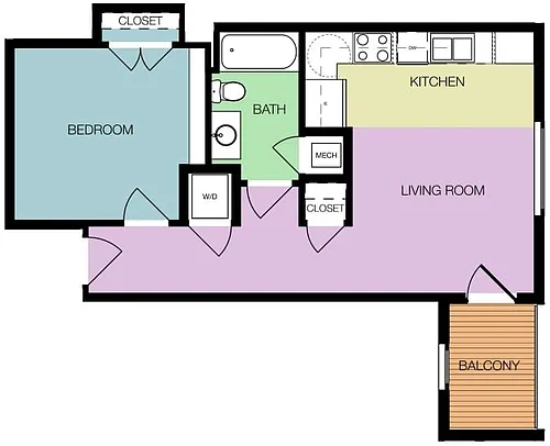 Floor plan Masonry T2-A4