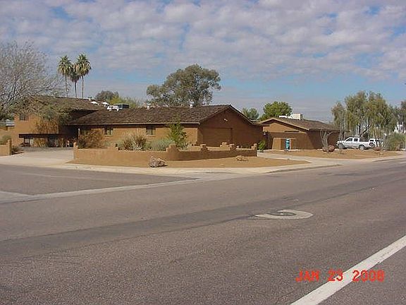 View of front and side of property