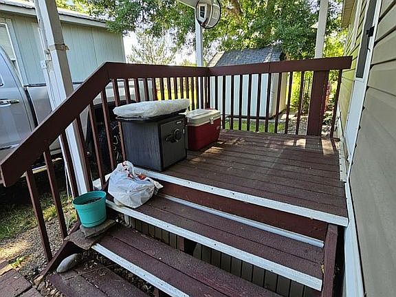 Front deck