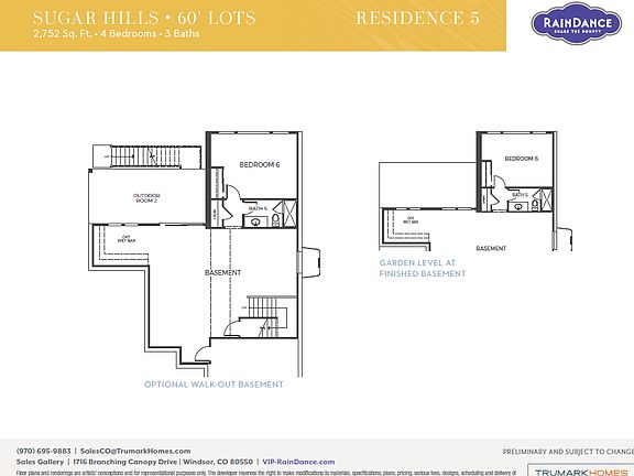 Sugar Hills Plan 5 Floor Plan
