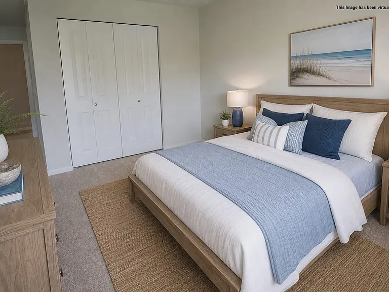 Bedroom 3, virtually staged.