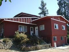 View of home from riverbank