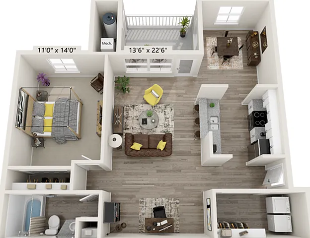 Floorplan 1C Floorplan 1C