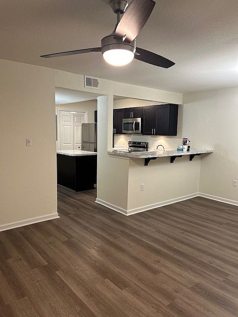 Living Room overlooking Kitchen
