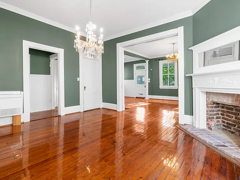 View from Dining Room into Sitting Room& Entry
