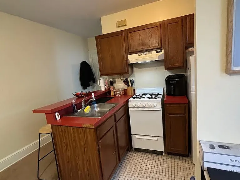 kitchen with gas stove