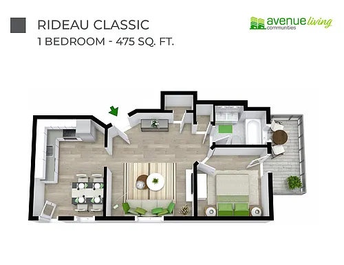Floor plan 304