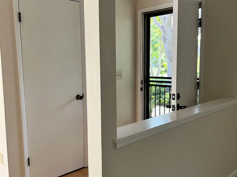 Front door, entry way