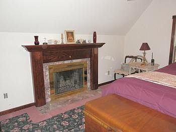 Even a fireplace in master bedroom