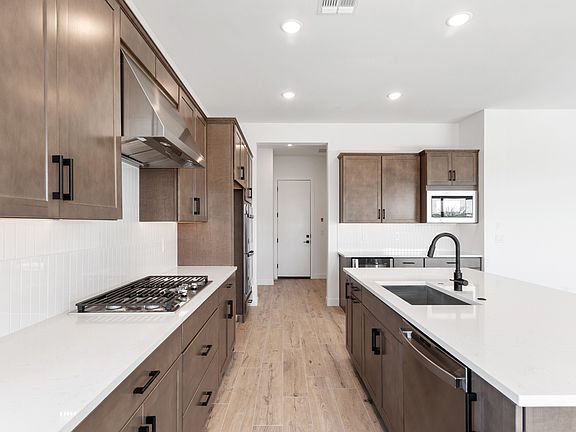 Sprawling kitchen island