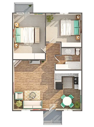 Floor plan Garden