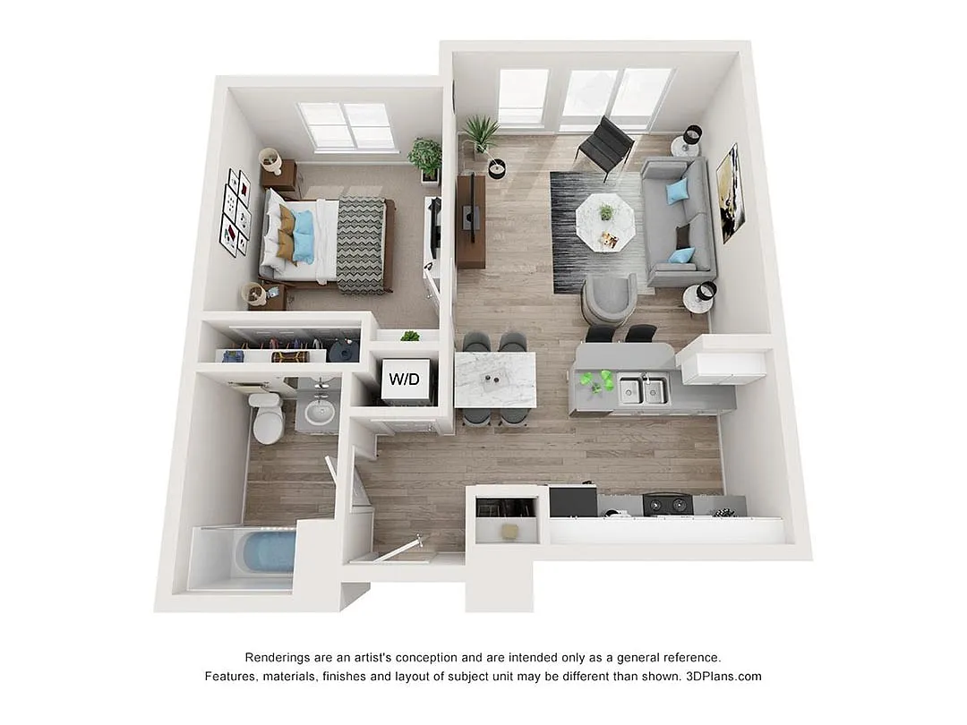 Floor plan 2172 1X1
