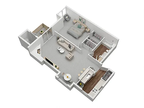 Floor plan 1X1