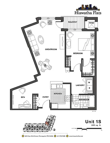 Floor plan 1S