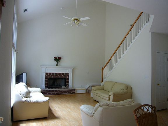 Two Story Family room and rear staircase