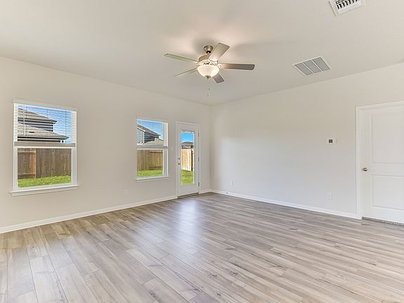 Have a great view of the backyard from the living area.