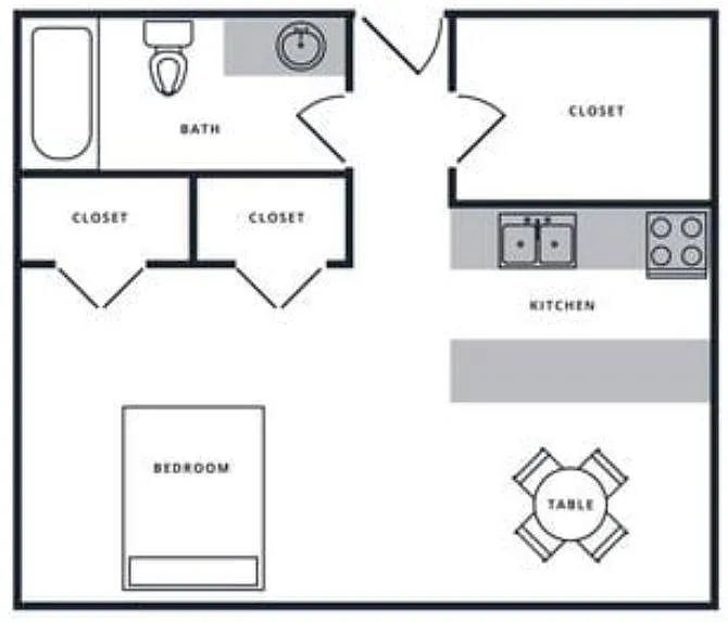 Floor plan Studio