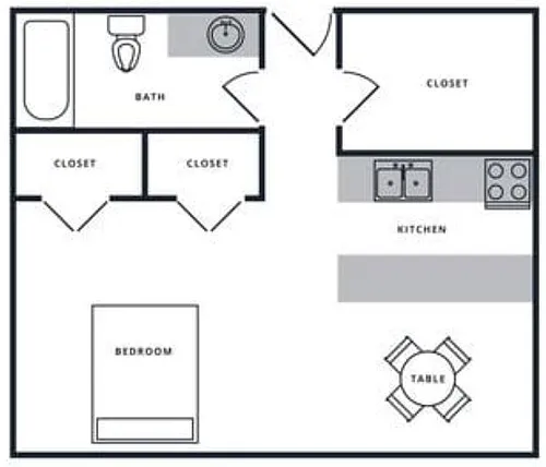 Floor plan Studio