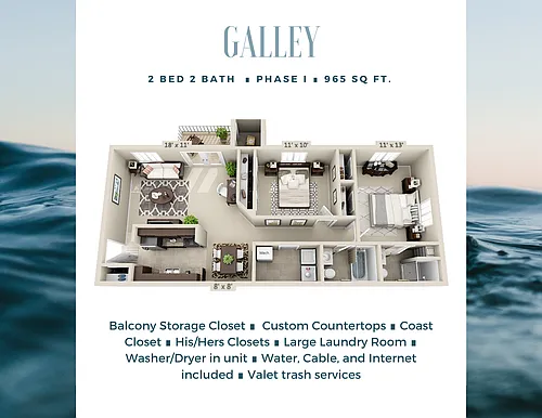 Floor plan Galley