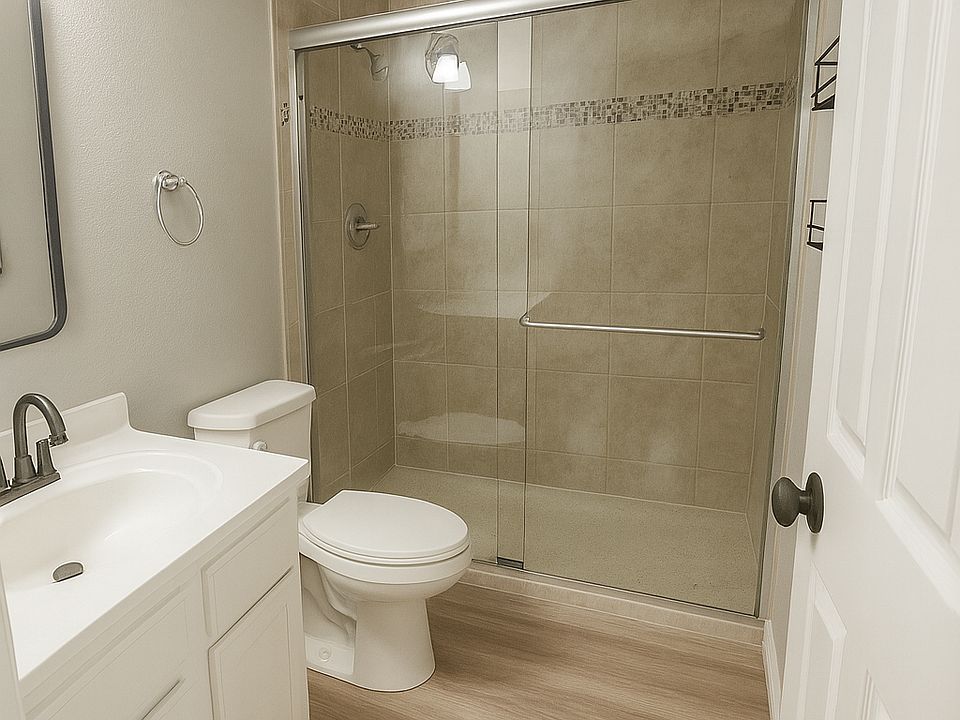 Master bath with walk-in shower
