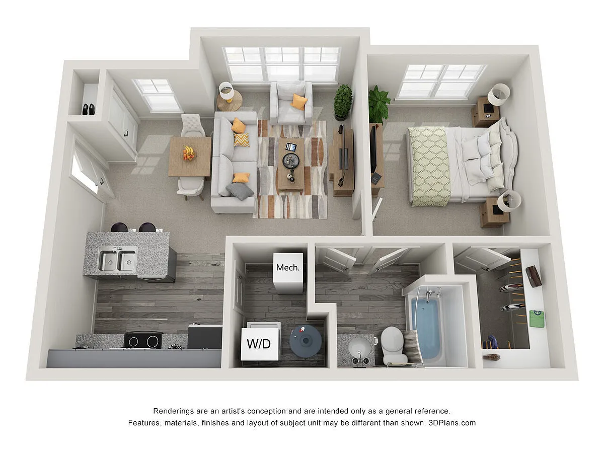Floor plan The Jardin