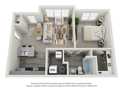 Floor plan The Jardin