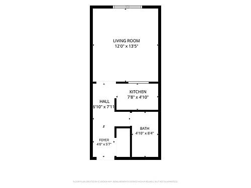 Floor plan Studio