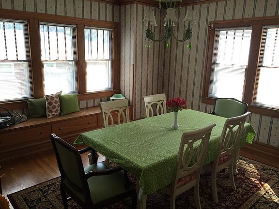 This is a panorama of the view from the kitchen.