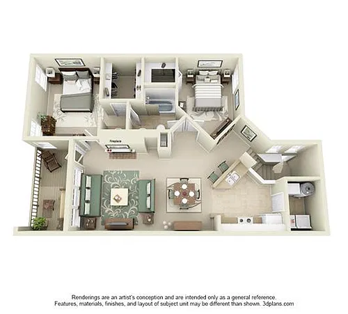 Floor plan Safflower II