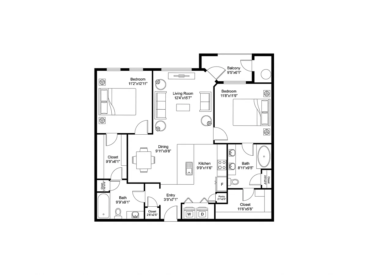 Floor plan B1R