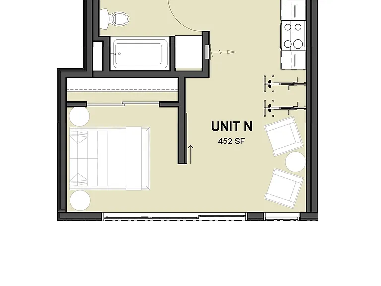 1x1 - 452sf 1x1 - 452sf