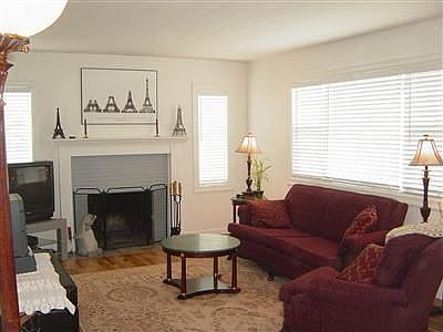 Living room with plenty of natural light from windows
