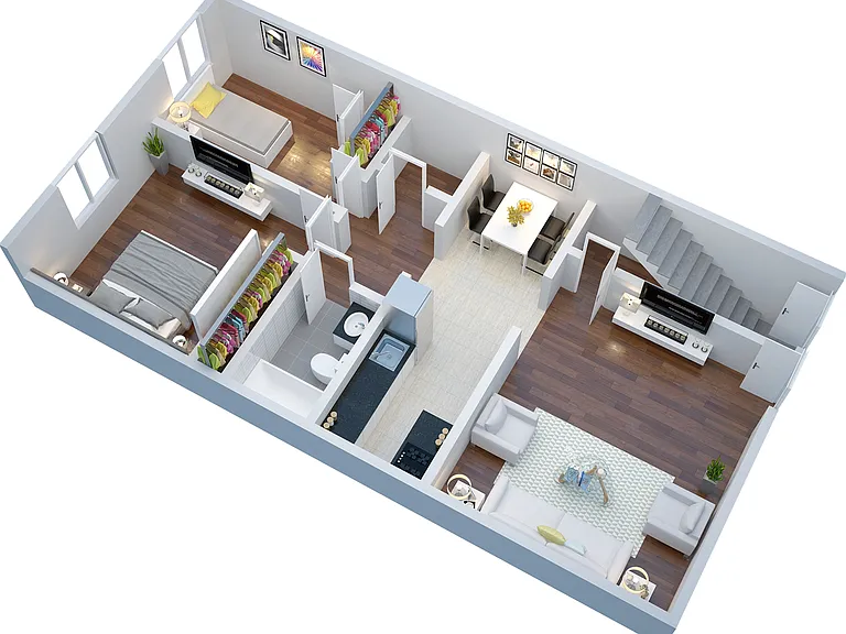 Roosevelt 2 - 2 Bedroom 2 Bathroom Roosevelt 2 - 2 Bedroom 2 Bathroom
