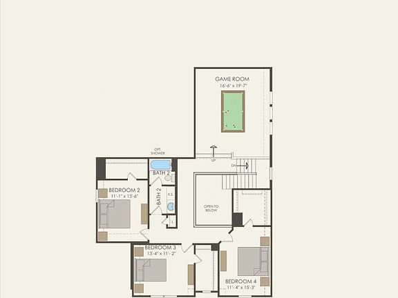 Second Floor 4 br 2.5 ba