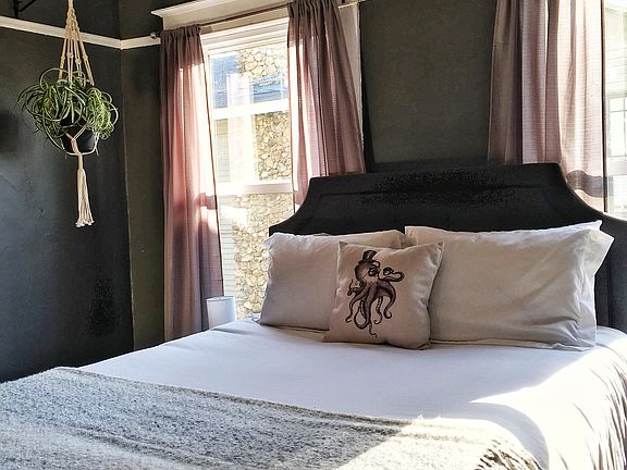 Master bedroom in morning