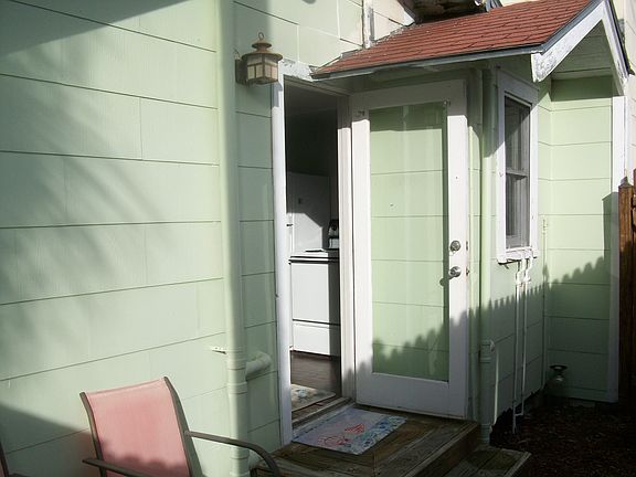 Walk out your kitchen door to patio. Room for your beach toys, patio furniture, bike and BBQ grill