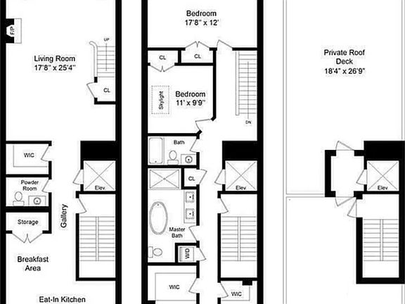 2nd image of 236 W 24th St #Penthouse