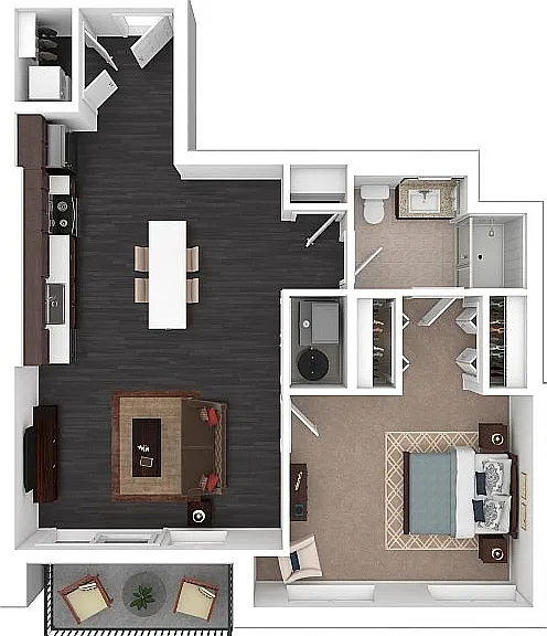 A1 3D Floor plan A1 3D Floor plan
