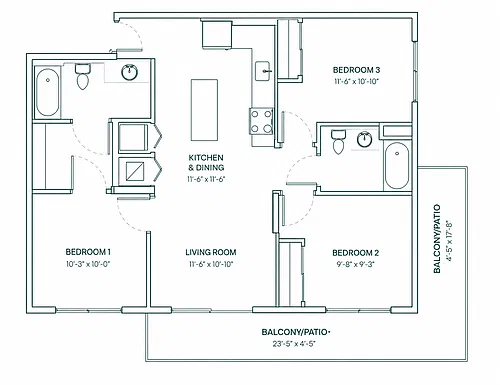 Floor plan C1