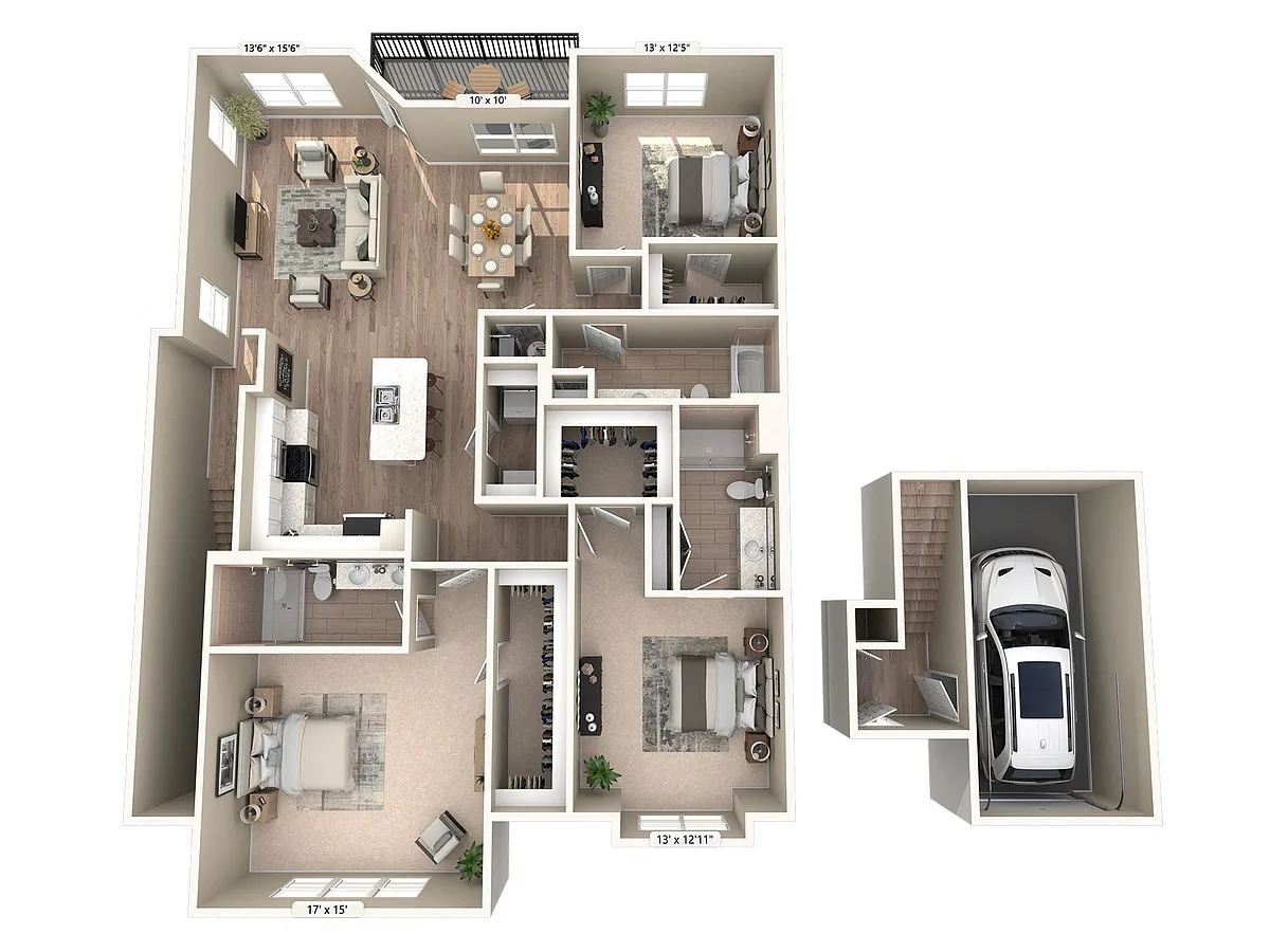 Floor plan The Townhouse