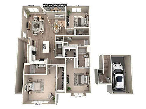Floor plan The Townhouse