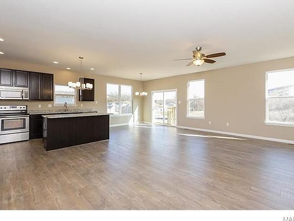 Great Room, Dining Room and Kitchen