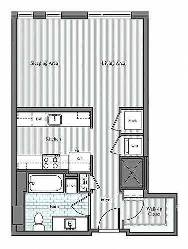 Floor plan Studio C