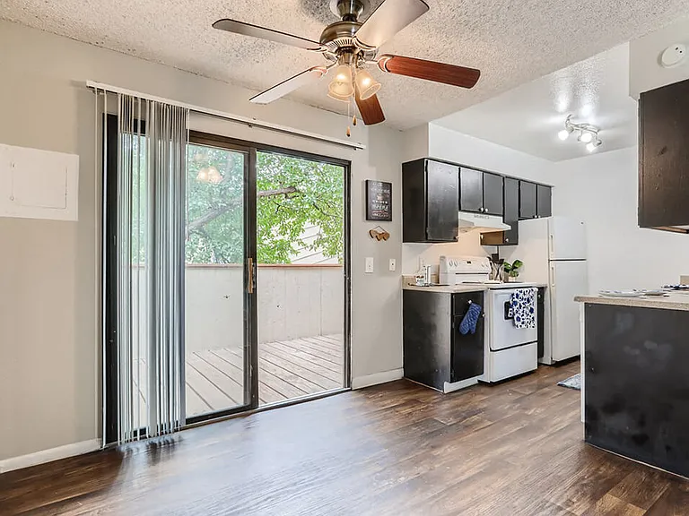 Kitchen and Dining Area With Light!