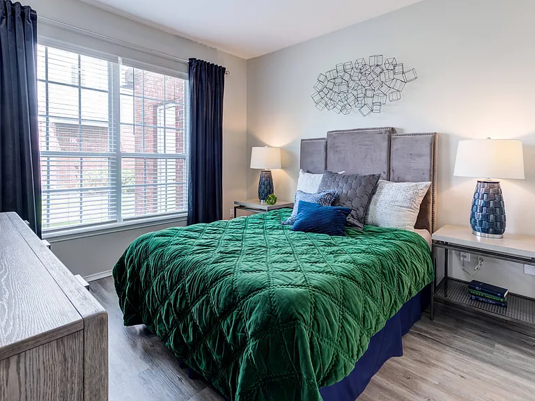 Bedroom with Oversized Windows