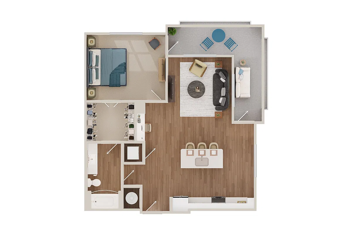 Floor plan 1C
