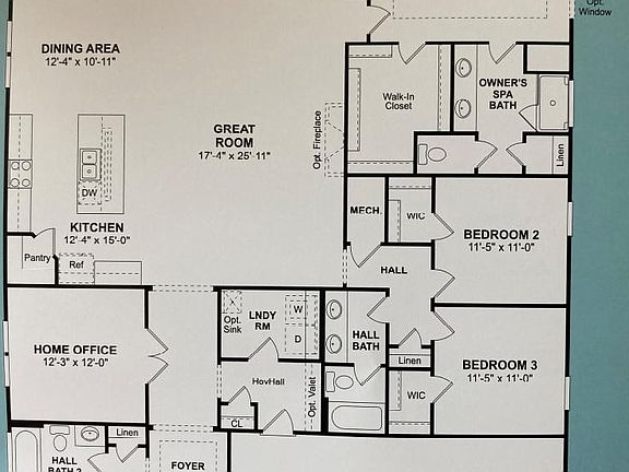 4 Bedrooms, 2,500 sq. ft. 3 car garage