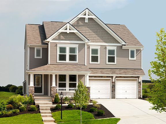 The Wembley A Exterior with two-car garage