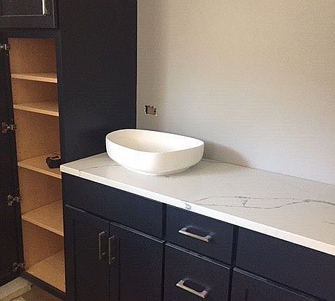 master bath double  vanity