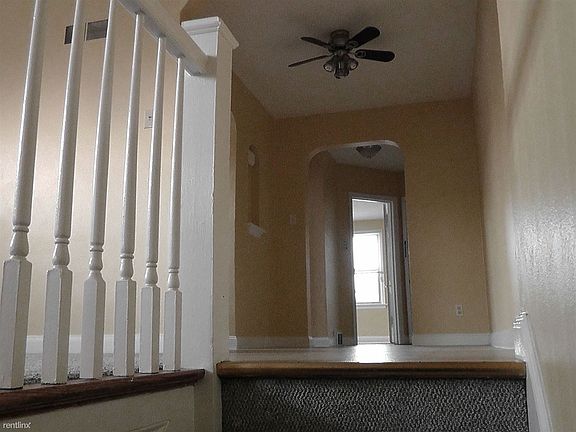 View from private stairway